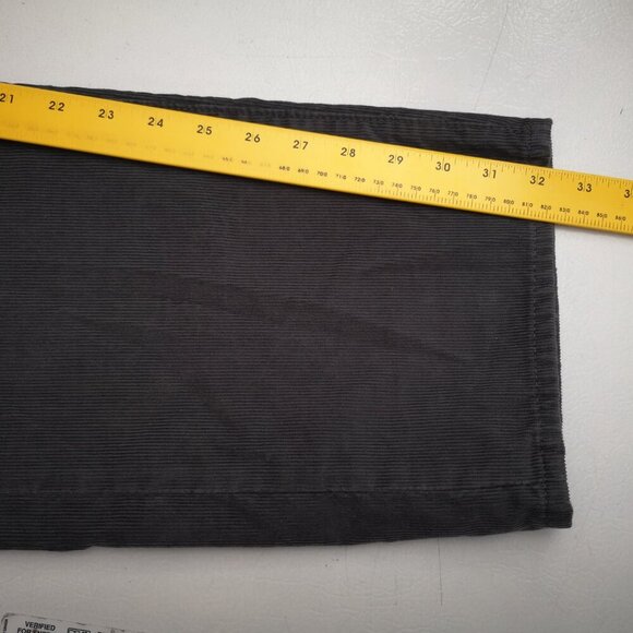 Dockers Men's Size 38/32 Dark Grey Straight Fit Corduroy Pants - Picture 16 of 16